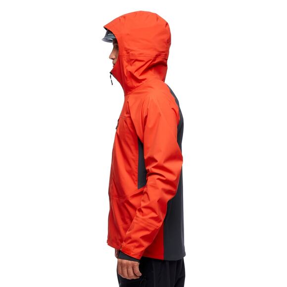 Black Diamond Dawn Patrol Hybrid Shell Mens Jacket Hoodie Performance XL $365 NE - Picture 2 of 5